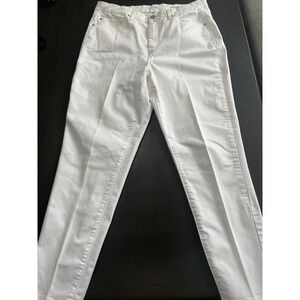 Nicole Miller Soho High Rise Ankle Skinny White Women Jeans Size‎ 10